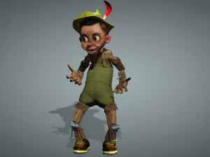 WOODEN BOY 3D Model
