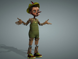 WOODEN BOY Model 3D