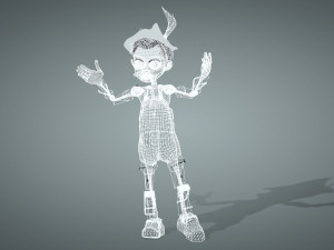 WOODEN BOY Model 3D