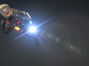 Space Hero High quality character full Rigged and Animated Model 3D