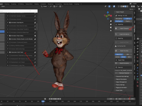 MRRABBITBLENDER Model 3D