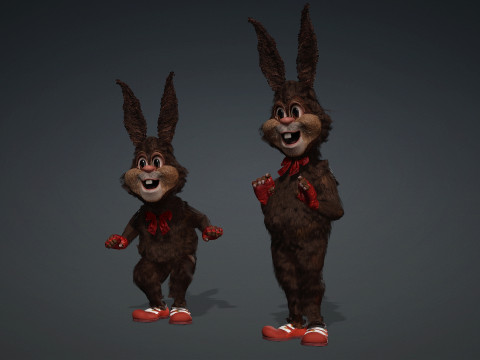 MRRABBITBLENDER Model 3D