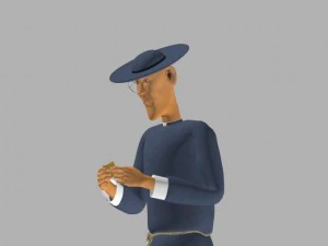 priest 3D Model