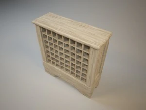 wine shelf 3D Model