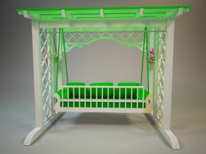 swing bench 3D Model