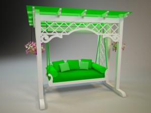 swing bench 3D Model