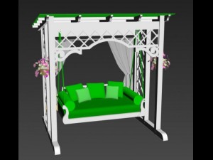 swing bench 3D Model
