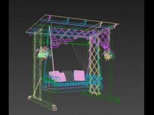 swing bench 3D Model