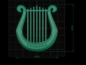 harp 3D Model
