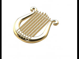 ハープ 3Dモデル