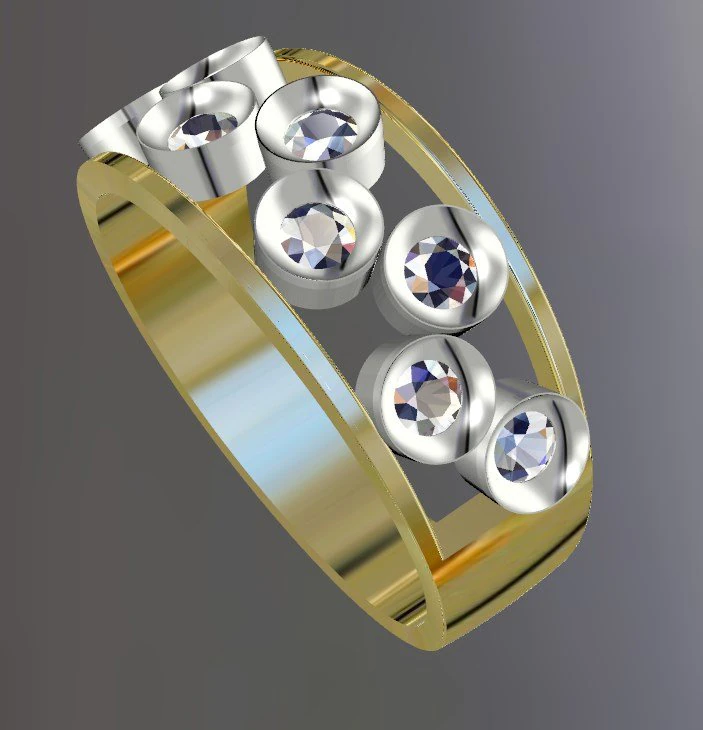 ring 0003 3D Model .c4d .max .obj .3ds .fbx .stl .blend 