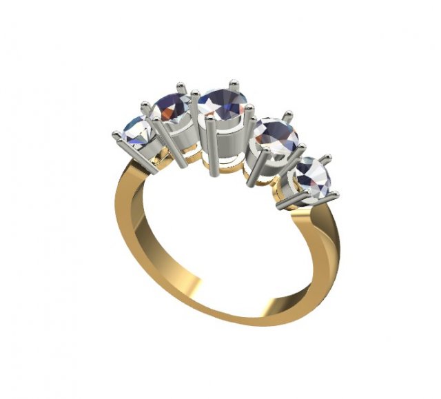 ring 0005 Model 3D .c4d .max .obj .3ds .fbx .stl .blend 
