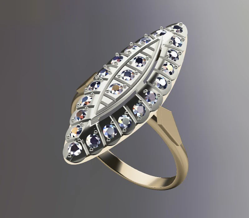 ring 0008 3D Model .c4d .max .obj .3ds .fbx .stl .blend 