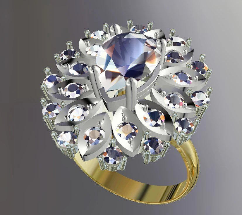 ring 0009 3D Model .c4d .max .obj .3ds .fbx .stl .blend 