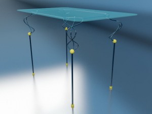 forged table 3D 모델
