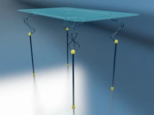 forged table 3D Model