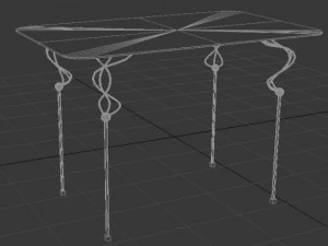 forged table 3D Model