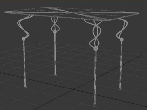 forged table 3D Model
