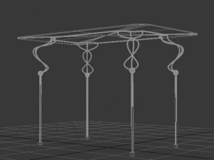forged table 3D Model