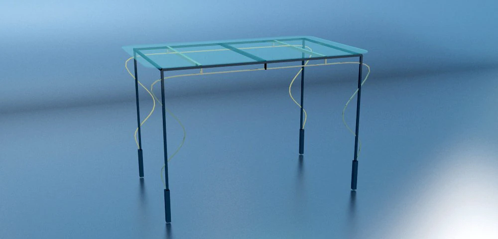 forged table2 3D Model .c4d .max .obj .3ds .fbx .stl .blend