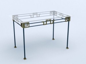 forged table3 Modello 3D