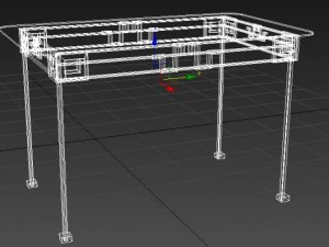 mesa forjada3 Modelo 3D