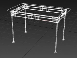 mesa forjada3 Modelo 3D