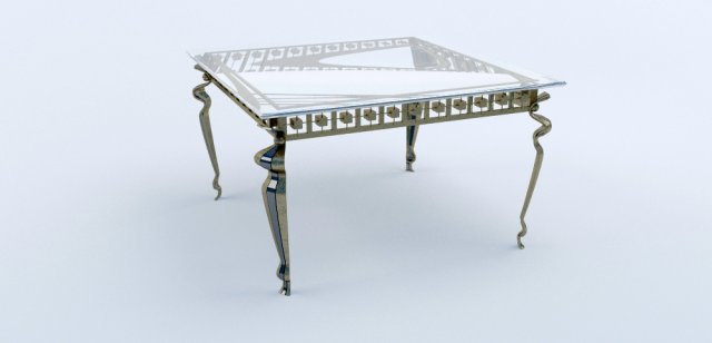 forged table4 3D 模型 .c4d .max .obj .3ds .fbx .stl .blend 
