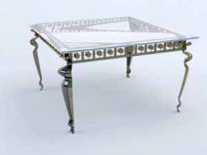 forged table4 Modello 3D
