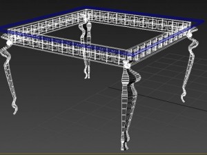 forged table4 3D 模型