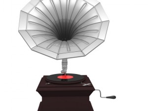 gramophone 3D मॉडल
