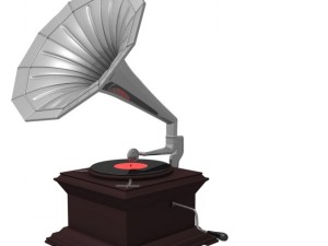gramophone 3D मॉडल