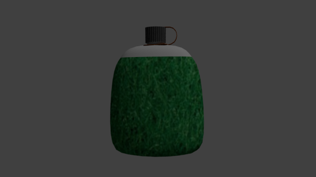 canteen 3D Model .c4d .max .obj .3ds .fbx .stl .blend 