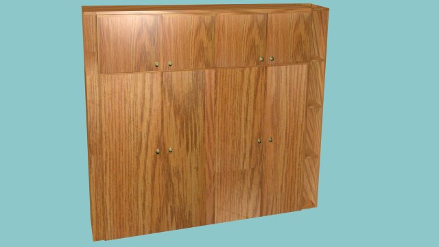 closet 3D Model .c4d .max .obj .3ds .fbx .stl .blend 