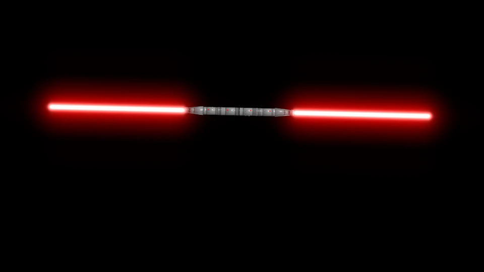 darth maul lightsaber star wars 3D Model .c4d .max .obj .3ds .fbx .stl .blend 