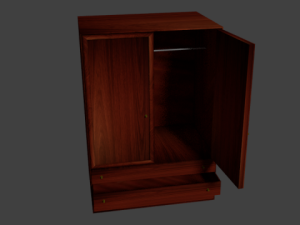 vintage closet Model 3D