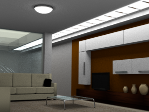 living room Model 3D