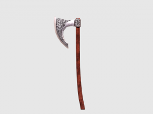 axe viking Modèle 3D