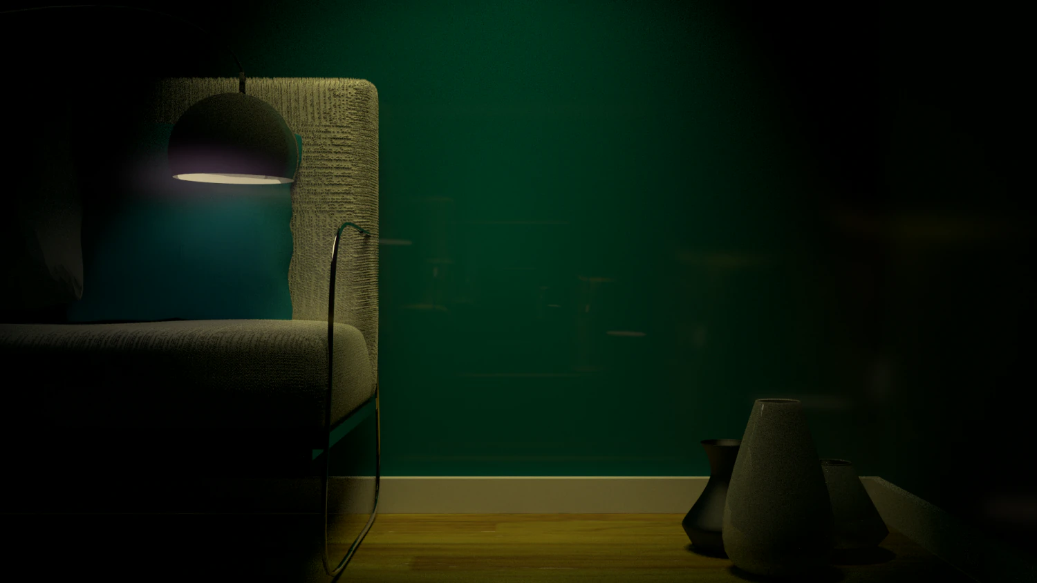 stanza blu Modello 3D .c4d .max .obj .3ds .fbx .stl .blend 