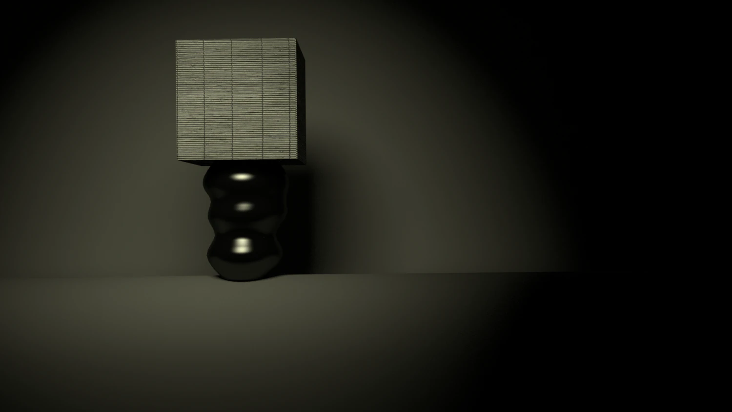 bamboo lamp 3D Model .c4d .max .obj .3ds .fbx .stl .blend 