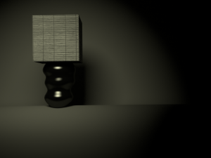 bamboo lamp Modelo 3D