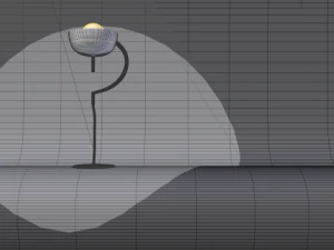 luce nera Modello 3D