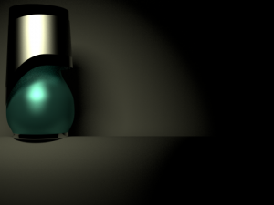 classic blue lamp Modelo 3D