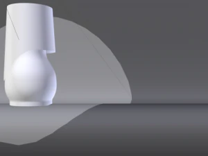 classic blue lamp 3D Model