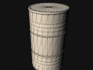 oil drum 3D Model