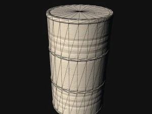 oil drum 3D Model