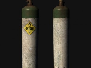 oxygen cylinder 3D Модель