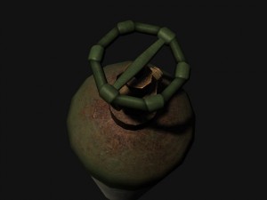 oxygen cylinder 3D-Modell