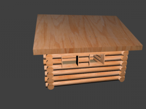 chalet 3D Modell