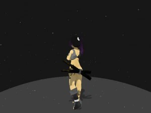 assassin girl 3D Model